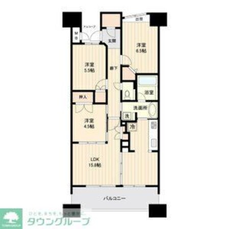 グランカーサ上前津の物件間取画像